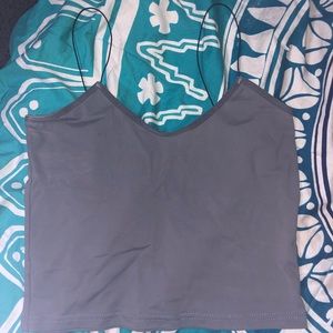 Cropped Spaghetti Strapped Tank Top